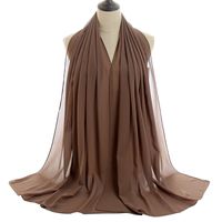 Women's Fashion Solid Color Chiffon Winter Scarves sku image 17