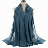 Women's Fashion Solid Color Chiffon Winter Scarves sku image 21