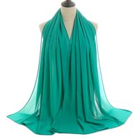 Women's Fashion Solid Color Chiffon Winter Scarves sku image 6