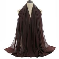 Women's Fashion Solid Color Chiffon Winter Scarves sku image 18