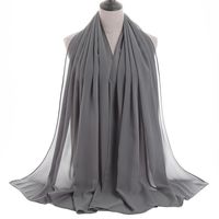 Women's Fashion Solid Color Chiffon Winter Scarves sku image 40