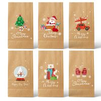Christmas Cute Cartoon Paper Christmas Gift Wrapping Supplies 1 Piece sku image 3