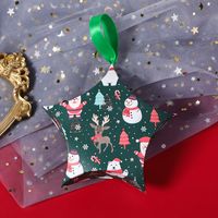 Christmas Fashion Snowman Paper Party Gift Wrapping Supplies 1 Piece sku image 1