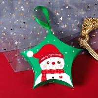 Christmas Fashion Snowman Paper Party Gift Wrapping Supplies 1 Piece sku image 8