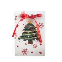 عيد الميلاد شجرة عيد الميلاد بابا نويل ورق حزب، حفلة لوازم تغليف الهدايا 1 قطعة sku image 1