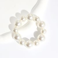 Sweet Solid Color Imitation Pearl Hair Tie 1 Piece main image 4
