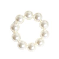 Sweet Solid Color Imitation Pearl Hair Tie 1 Piece main image 3
