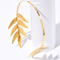Simple Style Leaf Alloy Hair Band 1 Piece main image 5