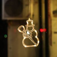Christmas Fashion Santa Claus Heart Shape Elk Pc Plastic Indoor Lightings 1 Piece sku image 9