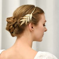 Simple Style Leaf Alloy Hair Band 1 Piece main image 6
