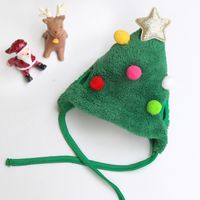 Cartoon Style Polyester Christmas Christmas Tree Santa Claus Elk Pet Saliva Towel Pet Tire main image 4