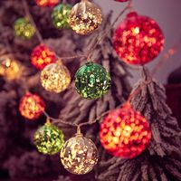 Christmas Fashion Christmas Tree Star Snowflake Plastic Copper Wire Party String Lights 1 Piece main image 5