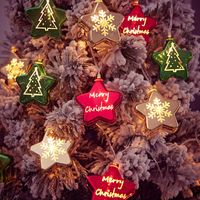 Christmas Fashion Christmas Tree Star Snowflake Plastic Copper Wire Party String Lights 1 Piece main image 3