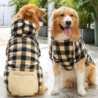 Fashion Polyester Plaid Solid Color Pet Clothing 1 Piece main image 5