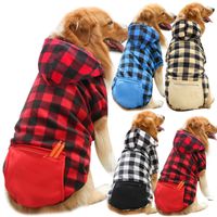 Fashion Polyester Plaid Solid Color Pet Clothing 1 Piece main image 1