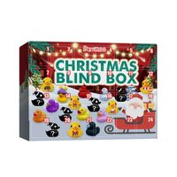 Christmas Rubber Duck Blind Box 24 Grid Creative Toys sku image 1