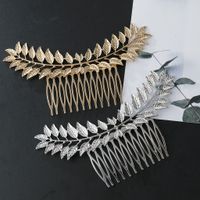 Fashion Leaf Alloy Hollow Out Hair Combs main image 5