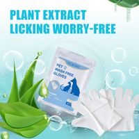 Pet Wash-free Non-woven Gloves Cat Dog Cleaning Removal Hair Wipes main image 4