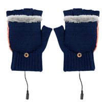 Fashion Solid Color Knit Gloves main image 5