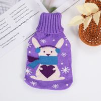 Creative Cute Hot Water Bag Knitted Coat Hand Warming In Winter Footnotes Plumbing Baby 1000ml Irrigation Hand Warmer main image 3