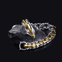 Punk Dragon Alloy Plating Men's Bracelets main image 5