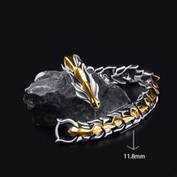 Punk Dragon Alliage Placage Hommes Bracelets sku image 12