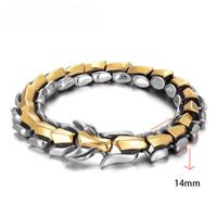 Punk Dragon Alloy Plating Men's Bracelets sku image 17