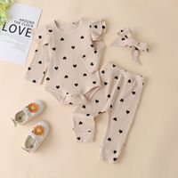 Fashion Polka Dots 100% Cotton Baby Clothing Sets sku image 15