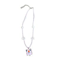 Cute Heart Shape Beaded Beaded Artificial Pearls Women's Necklace main image 3