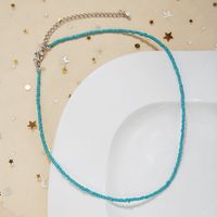 Simple Style Geometric Beaded Glass Women's Necklace 1 Piece sku image 1