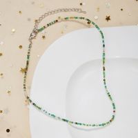 Simple Style Geometric Beaded Glass Women's Necklace 1 Piece main image 3