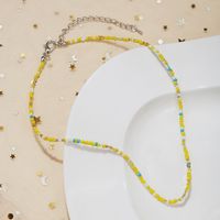 Simple Style Geometric Beaded Glass Women's Necklace 1 Piece sku image 7