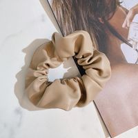 Fashion Solid Color Pu Leather Hair Tie main image 3