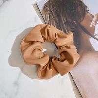 Fashion Solid Color Pu Leather Hair Tie sku image 2