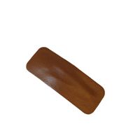 Fashion Solid Color Pu Leather Hair Clip main image 4