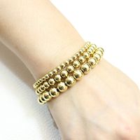 Fashion Geometric Solid Color Stainless Steel Plating Bracelets main image 4