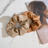 Fashion Solid Color Pu Leather Hair Tie main image 5