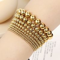 Fashion Geometric Solid Color Stainless Steel Plating Bracelets main image 1