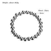 Fashion Geometric Stainless Steel Polishing Bracelets sku image 7
