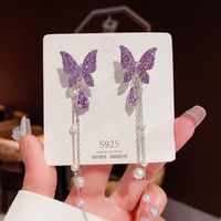 1 Paar Mode Geometrisch Schmetterling Bogenknoten Imitationsperle Legierung Strass Ohrringe sku image 21