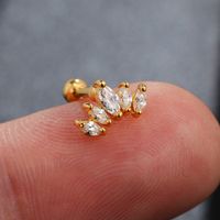 Wholesale Jewelry Creative Geometric Zircon Fashion Screw Stud Earrings Nihaojewelry sku image 15