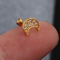 Wholesale Jewelry Creative Geometric Zircon Fashion Screw Stud Earrings Nihaojewelry sku image 17