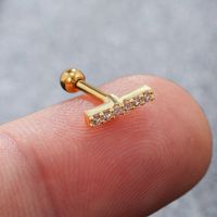 Wholesale Jewelry Creative Geometric Zircon Fashion Screw Stud Earrings Nihaojewelry sku image 20