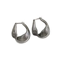 Elegant Geometric Copper Plating Earrings 1 Pair main image 3