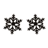 Fashion Snowflake Stainless Steel Plating Ear Studs 1 Pair sku image 27