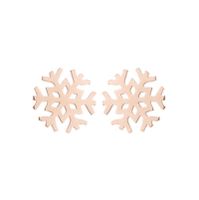 Fashion Snowflake Stainless Steel Plating Ear Studs 1 Pair sku image 11