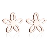 Fashion Snowflake Stainless Steel Plating Ear Studs 1 Pair sku image 35