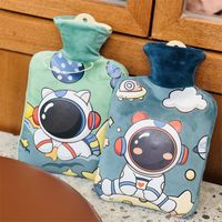 Autumn And Winter New Star Outer Space Astronauts Cartoon Hot Water Injection Bag High Density Pvc Hot Water Bag Factory Wholesale main image 1