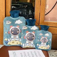 Autumn And Winter New Star Outer Space Astronauts Cartoon Hot Water Injection Bag High Density Pvc Hot Water Bag Factory Wholesale main image 4