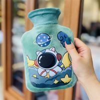 Autumn And Winter New Star Outer Space Astronauts Cartoon Hot Water Injection Bag High Density Pvc Hot Water Bag Factory Wholesale sku image 1